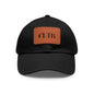 LOGOTYPE CLTR V5 - Dad Hat with Leather Patch (Rectangle)