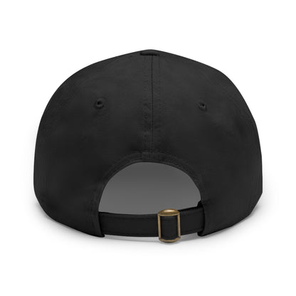 LOGOTYPE CLTR V5 - Dad Hat with Leather Patch (Rectangle)