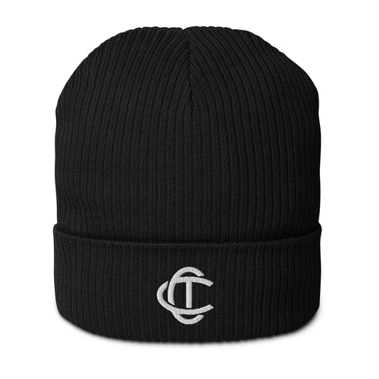 LOGOTYPE V1 Organic ribbed beanie