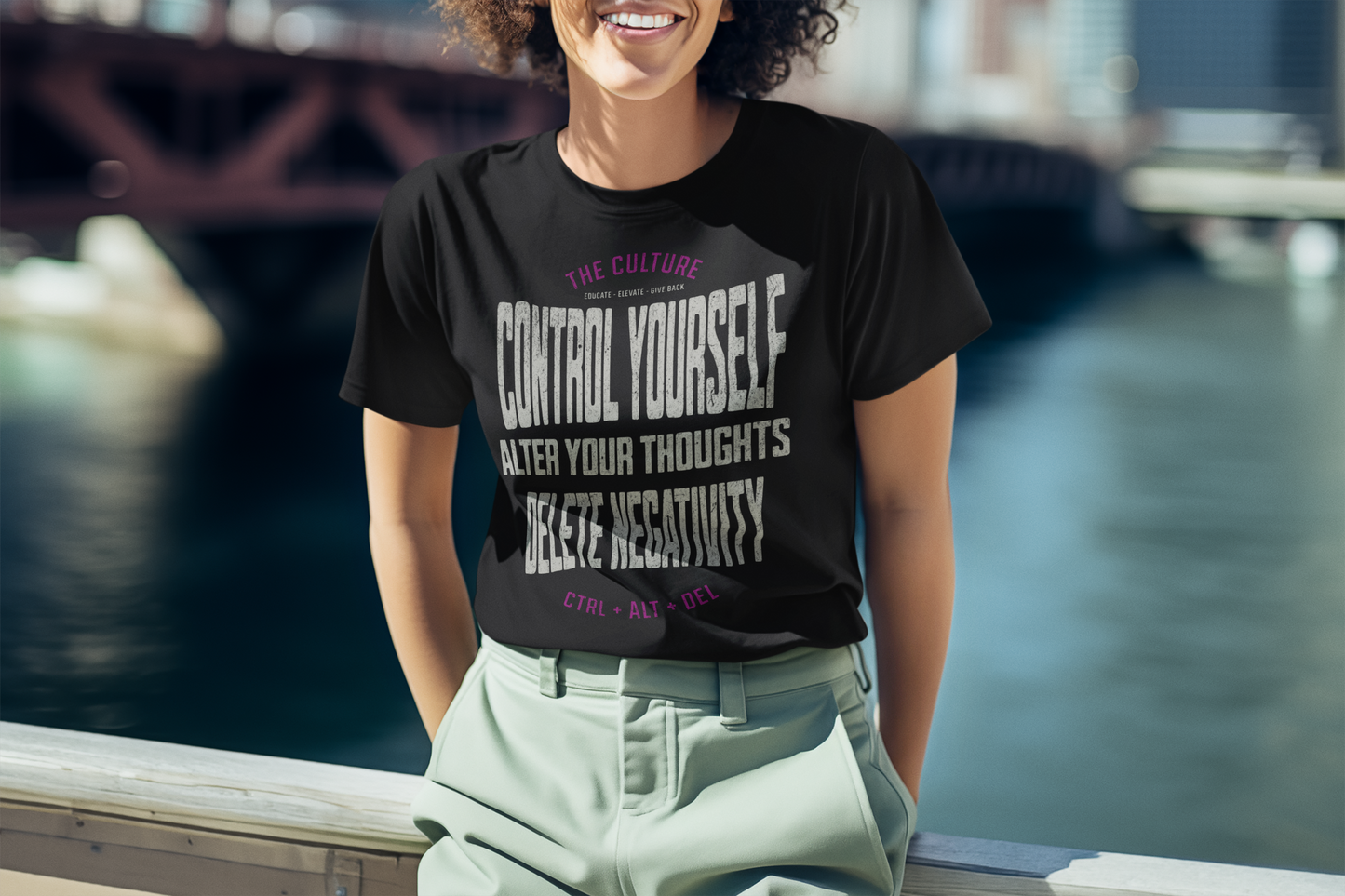 QUOTABLE "Ctrl + Alt + Del" Unisex Cotton Crew Tee