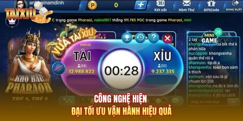 Công nghệ hiện đại tối ưu vận hành hiệu quả