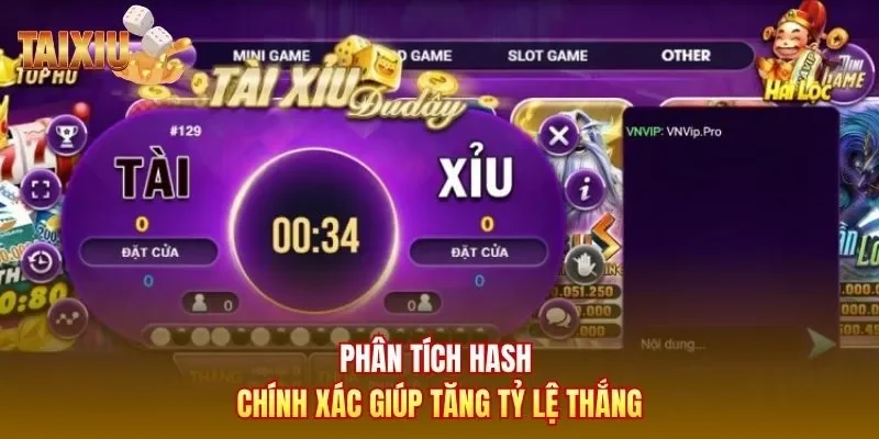 Phân tích Hash chính xác giúp tăng tỷ lệ thắng