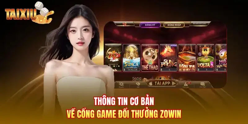 Thông tin cơ bản về cổng game đổi thưởng Zowin